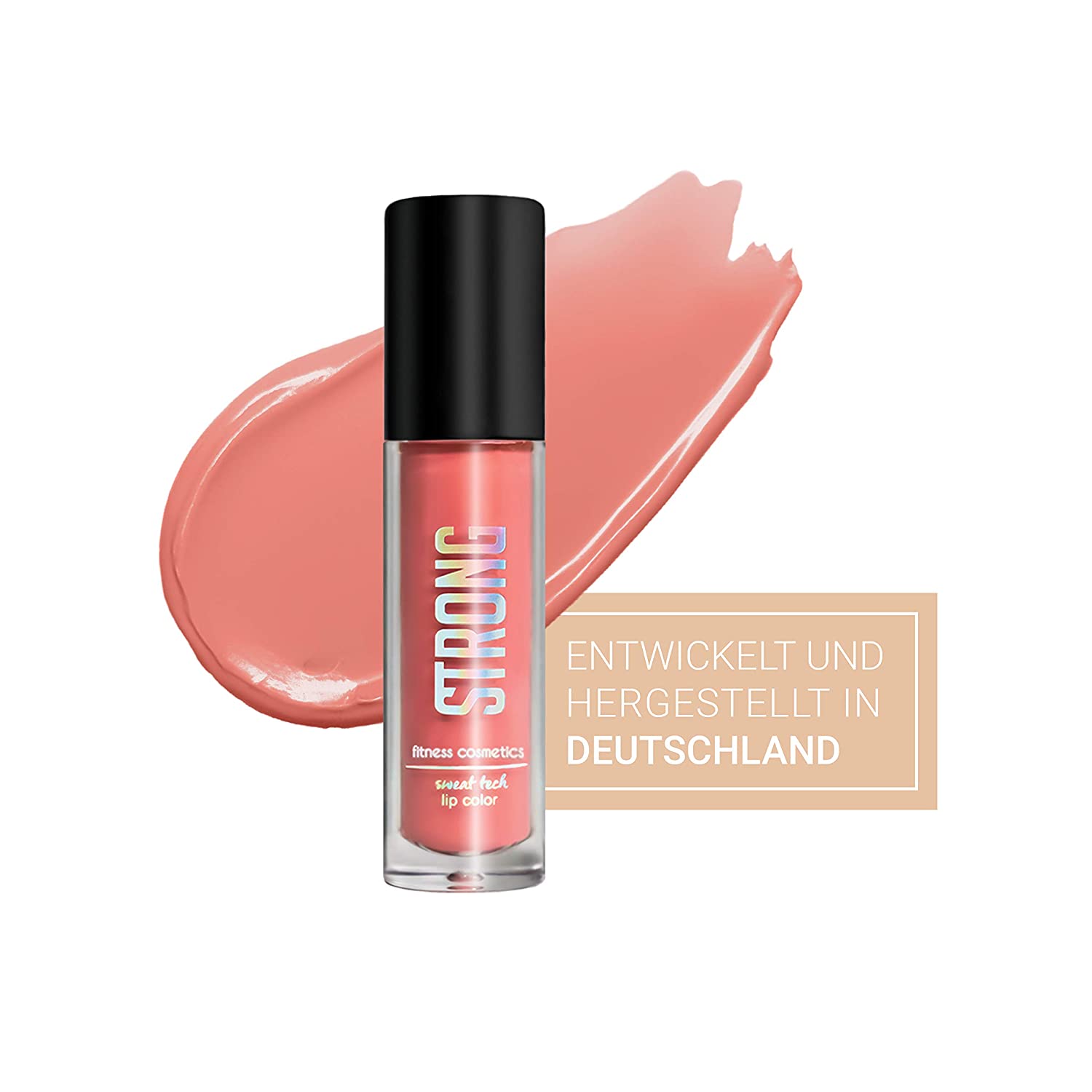 STRONG cosmetics® – Lip Color (matt) I Sweatproof & Waterproof Lip-Gloss matt I Liquid Lipstick ohne Lippen austrocknen I Wasserfest, wischfest & schweißfest I Farbe: 20 JENNILICIOUS I 4 ml